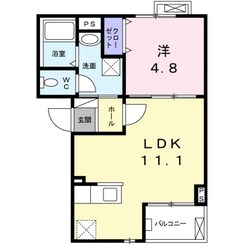 茨木市駅 徒歩9分 2階の物件間取画像